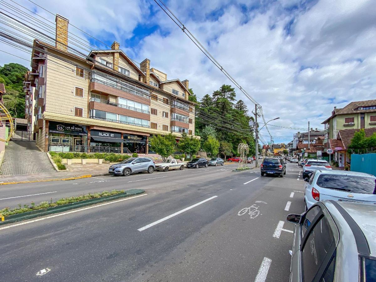 Flores Da Montanha 103B - Apto Borges De Medeiros Gramado 600 Metros Rua Coberta Ngoại thất bức ảnh